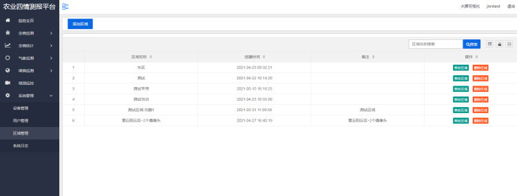 農業物聯網四情監測系統