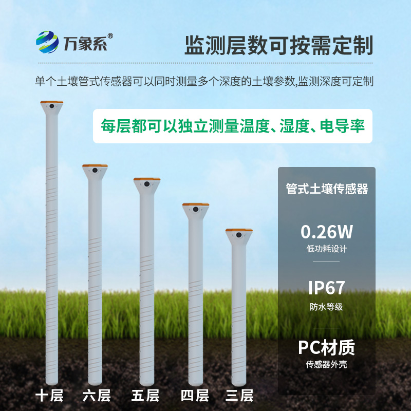 十層管式土壤墑情監測儀——土壤里的十層電梯